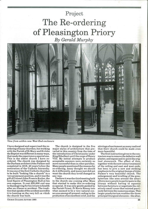 Pleasington Priory rennovation project by George Pearce Construction Blackburn Lancashire